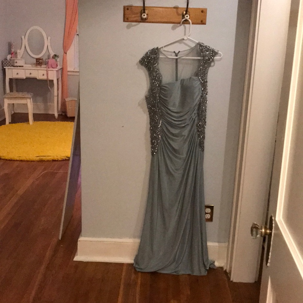Light blue mermaid dress